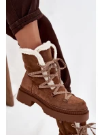 Dámské sněhule s kožíškem Camel model 21715007 - Boto