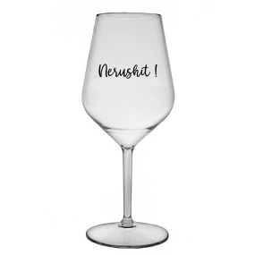 NERUSHIT! - priehľadný nerozbitný pohár na víno 470 ml NERUSHIT! - priehľadný nerozbitný pohár na víno 470 ml