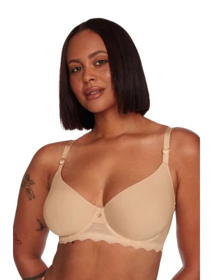Hladká podprsenka Spacer 3D Tess béžová - Esotiq Hladká podprsenka Spacer 3D Tess béžová - Esotiq