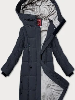 Tmavě modrá dámská zimní prošívaná bunda model 21248060 - LHD