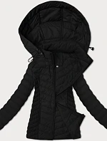Dámská lehká bunda s odepínací kapucí J Style černá (16M9230-392)