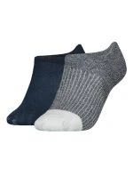 Dámské ponožky Footie 2P RIB MOUL 701222652002 - Tommy Hilfiger