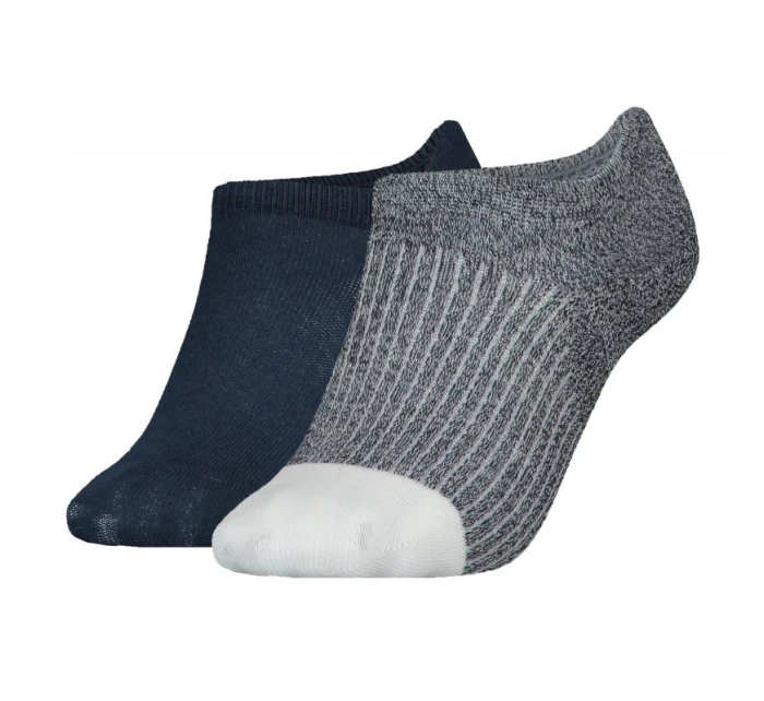 Dámské ponožky Footie 2P RIB MOUL 701222652002 - Tommy Hilfiger