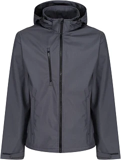 Regatta TRA 701 3-vrstvá softshellová bunda s kapucí "Venturer" 36.A701 seal grey/black