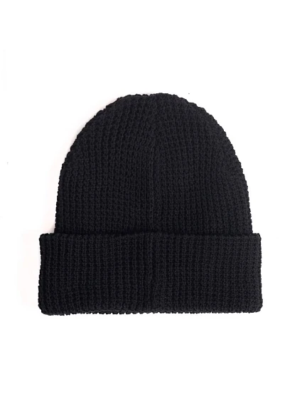 pletená čepice black model 22451815 - Pure Waste pletená čepice black model 22451815 - Pure Waste
