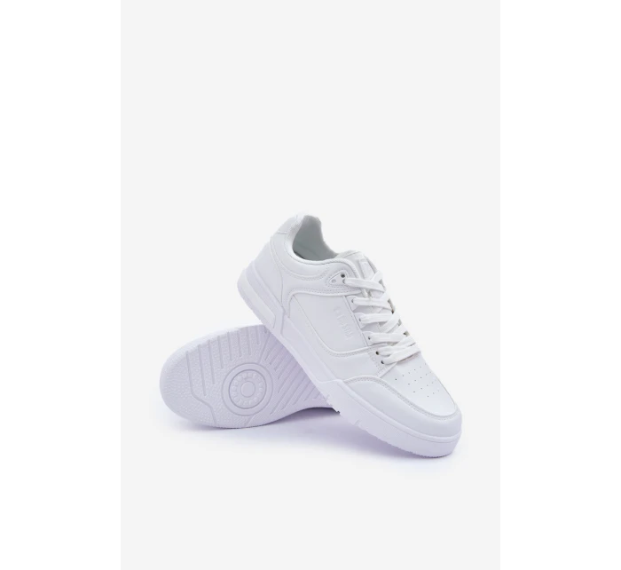 Pánské Tenisky Z Eko Kůže Big Star OO174003 Bílé Pánské Tenisky Z Eko Kůže Big Star OO174003 Bílé