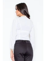 Košile Lenora M157 bílá - Figl