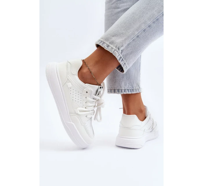Dámské eko kožené tenisky bílé Avanalis Dámské eko kožené tenisky bílé Avanalis