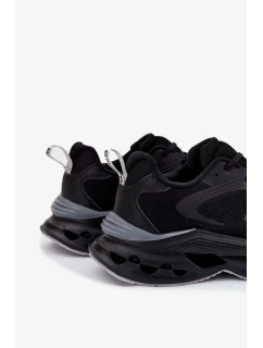 Pánské sportovní boty na platformě Big Star – černé