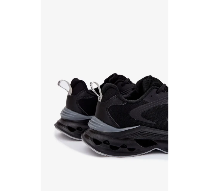 Pánské sportovní boty na platformě Big Star – černé Pánské sportovní boty na platformě Big Star – černé