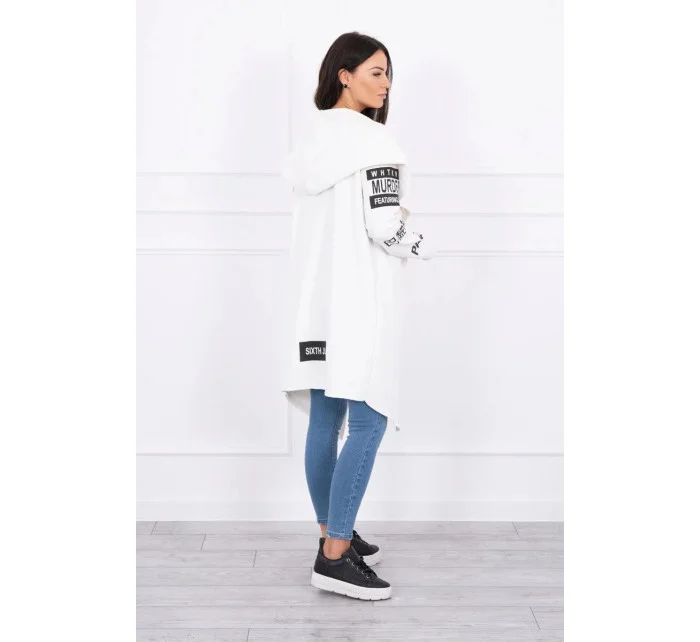 Volný svetr s nápisy model 20243113 - Kesi Volný svetr s nápisy model 20243113 - Kesi