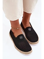 Dámské espadrilly 13659 černé - Vinceza
