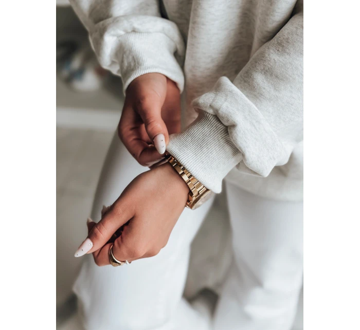 Dámská oversize mikina s jezevčíky JAMNIKOVE šedá FashionStreet BY1499