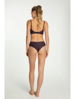 Julimex Tmavě švestkové kalhotky Simple Brasil S-XL Julimex Tmavě švestkové kalhotky Simple Brasil S-XL