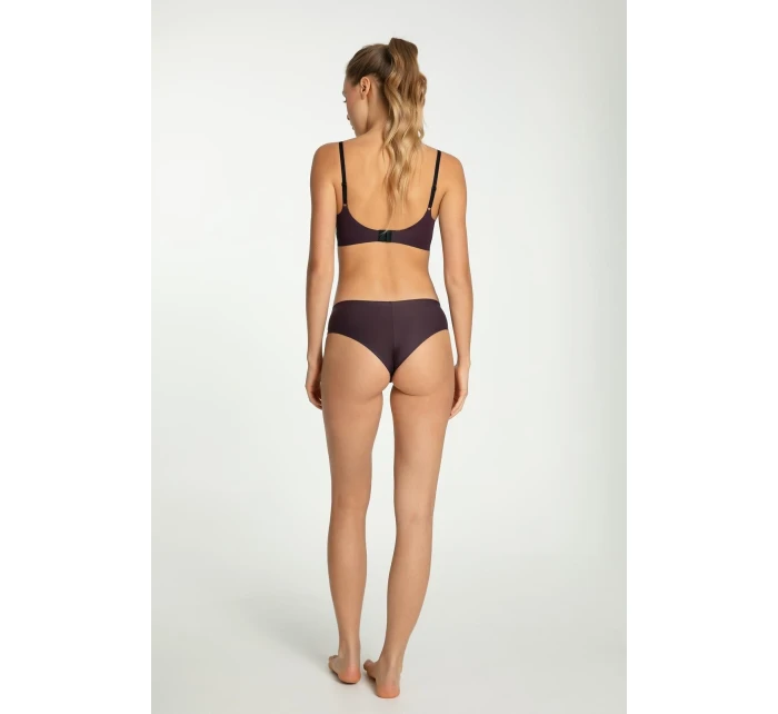 Julimex Tmavě švestkové kalhotky Simple Brasil S-XL Julimex Tmavě švestkové kalhotky Simple Brasil S-XL