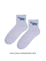 Vzorované netlačící ponožky Steven art.099 35-40