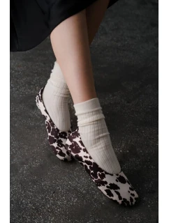 Dámské žebrované ponožky Steven art.130 Merino