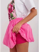 Růžová dámská mini sukně typu s gumou v pase model 20970150 - Factory Price