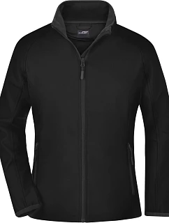 Daiber JN 1129 Dámská 2-vrstvá promo softshellová bunda 02.1129 black/black