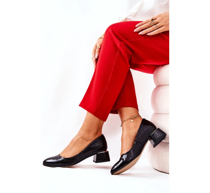 Lodičky Lewski Černé model 21571518 - Boto