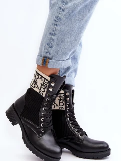 Dámské pracovní boty s ponožkou černou Hakina