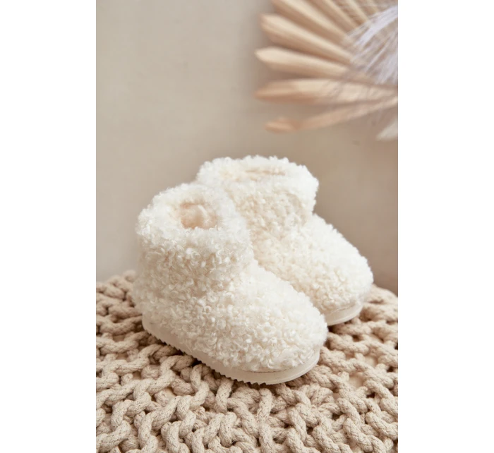 Dětské Sněhule S Kožíškem  Světle Béžové model 21678970 - Boto