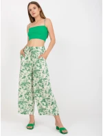 Kalhoty D73771M62237A světle béžové