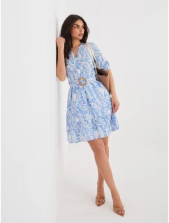 Sukienka D74516M30485A jasny niebieski