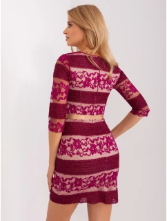 Šaty LK SK 507231.71P fialové