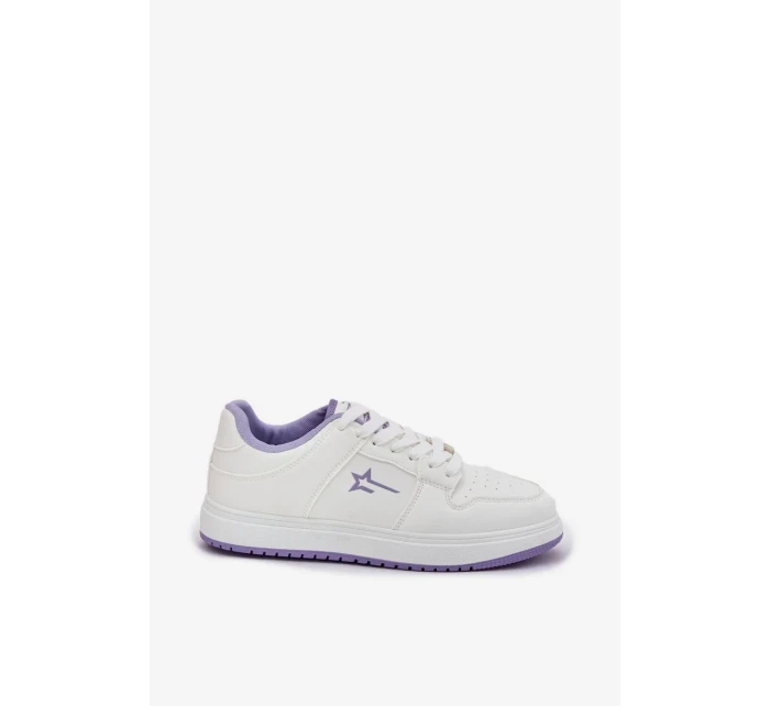 Dámské tenisky Big Star HI-POLY SYSTEM – bílo-fialové