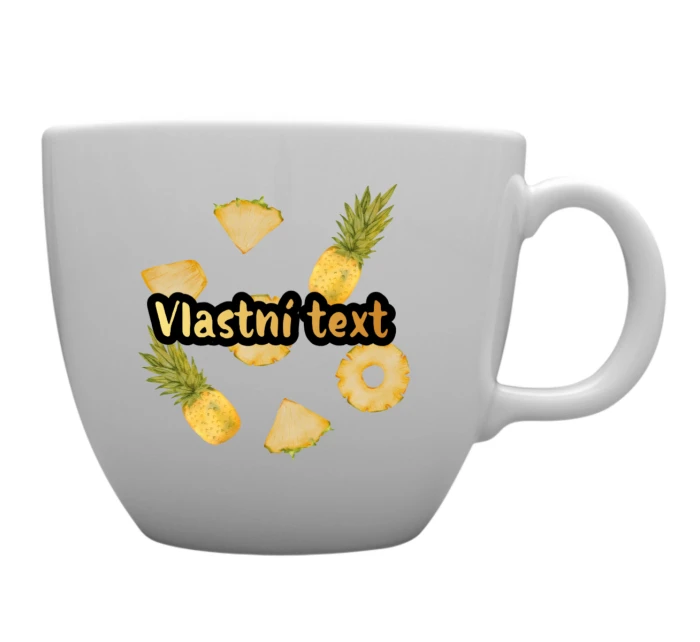 Personalizovaný MEGA XXL keramický hrnek 1000 ml k s ovocem a textem