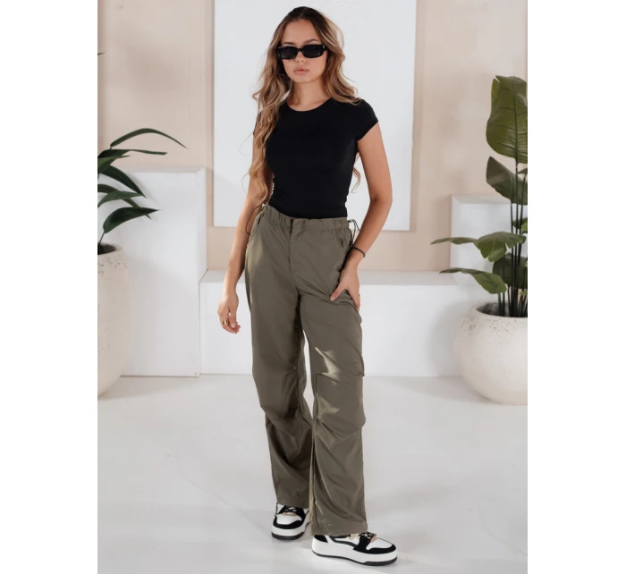 Dámské padákové kalhoty khaki Dstreet model 21970952 - FashionStreet