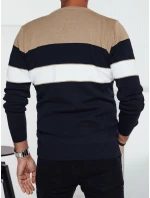 Pánský tmavě modrý svetr FashionStreet WX2284