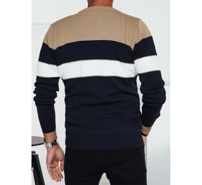 Pánský tmavě modrý svetr FashionStreet WX2284