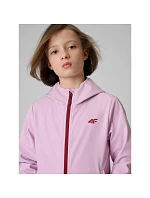 Dívčí větruodolná softshellová bunda 5000 s membránou 4F 4FJWSS26TSOFF478-47S