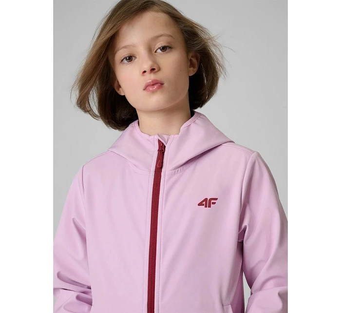 Dívčí větruodolná softshellová bunda 5000 s membránou 4F 4FJWSS26TSOFF478-47S