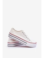 Nízké klasické tenisky na platformě Bílé Jazlyn Nízké klasické tenisky na platformě Bílé Jazlyn