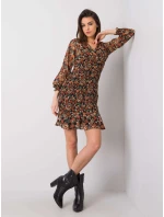 Šaty 328 SK 50024.52 černá a béžová