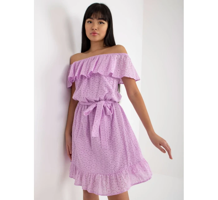 Sukienka LK SK model 21110903 jasny fioletowy - FPrice