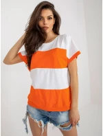 Bluzka RV BZ model 21153744 pomarańczowy - FPrice Bluzka RV BZ model 21153744 pomarańczowy - FPrice