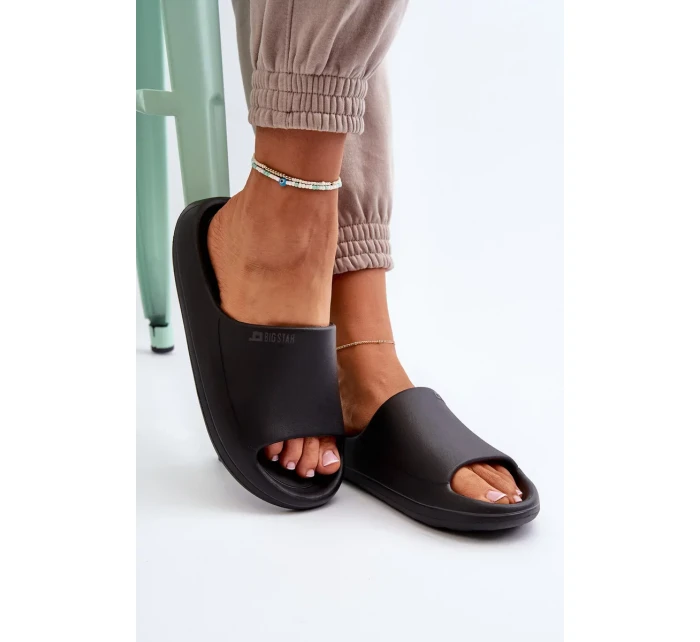 Lehké dámské pantofle Big Star Černá