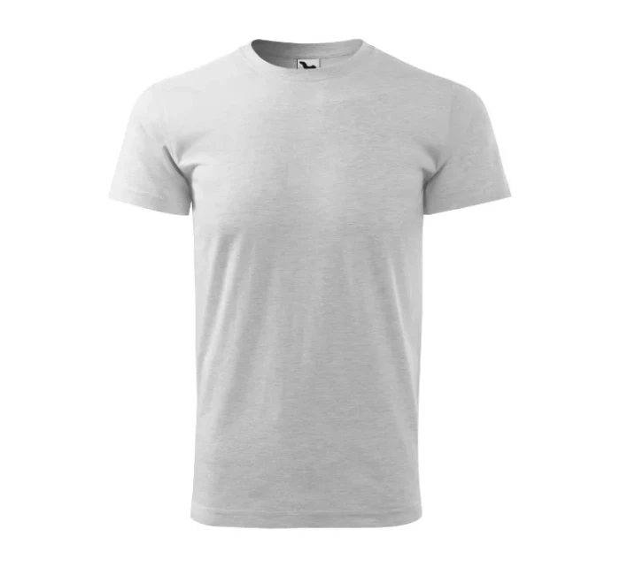 Heavy New tričko unisex světle šedý melír Heavy New tričko unisex světle šedý melír