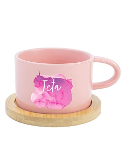 růžový hrníček makronka 200 ml model 22103962 - Giftela
