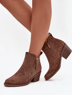 Boty na podpatku  model 222515 Step in style