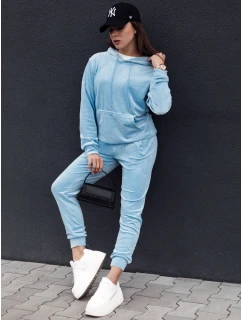 Dámský velurový komplet RELAX FIT blue FashionStreet AY1071