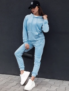 Dámský velurový komplet RELAX FIT blue FashionStreet AY1071