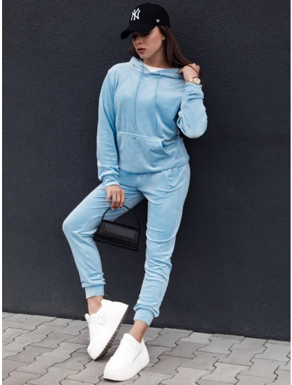 Dámský velurový komplet RELAX FIT blue FashionStreet AY1071