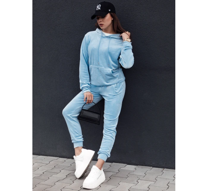 Dámský velurový komplet RELAX FIT blue FashionStreet AY1071