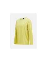 Pánské tričko PEAK PERFORMANCE M Trail Longsleeve, žlutá barva