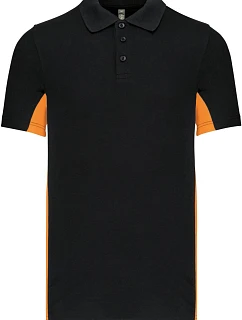 K 232 piqué polo  black/orange model 22506566 - Kariban